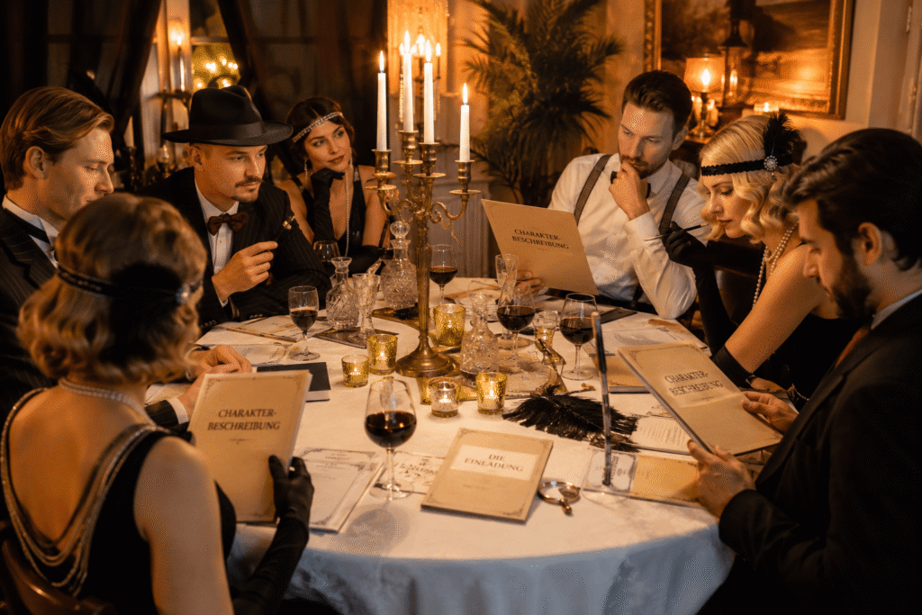 Krimidinner für Zuhause