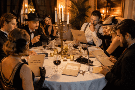 Krimidinner für Zuhause – Krimispiele zum Mitspielen Krimidinner für Zuhause